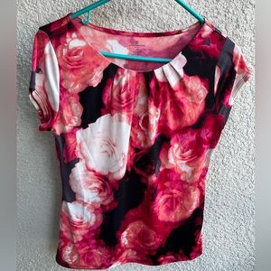 Worthington Petite Small Cap-Sleeve Blouse